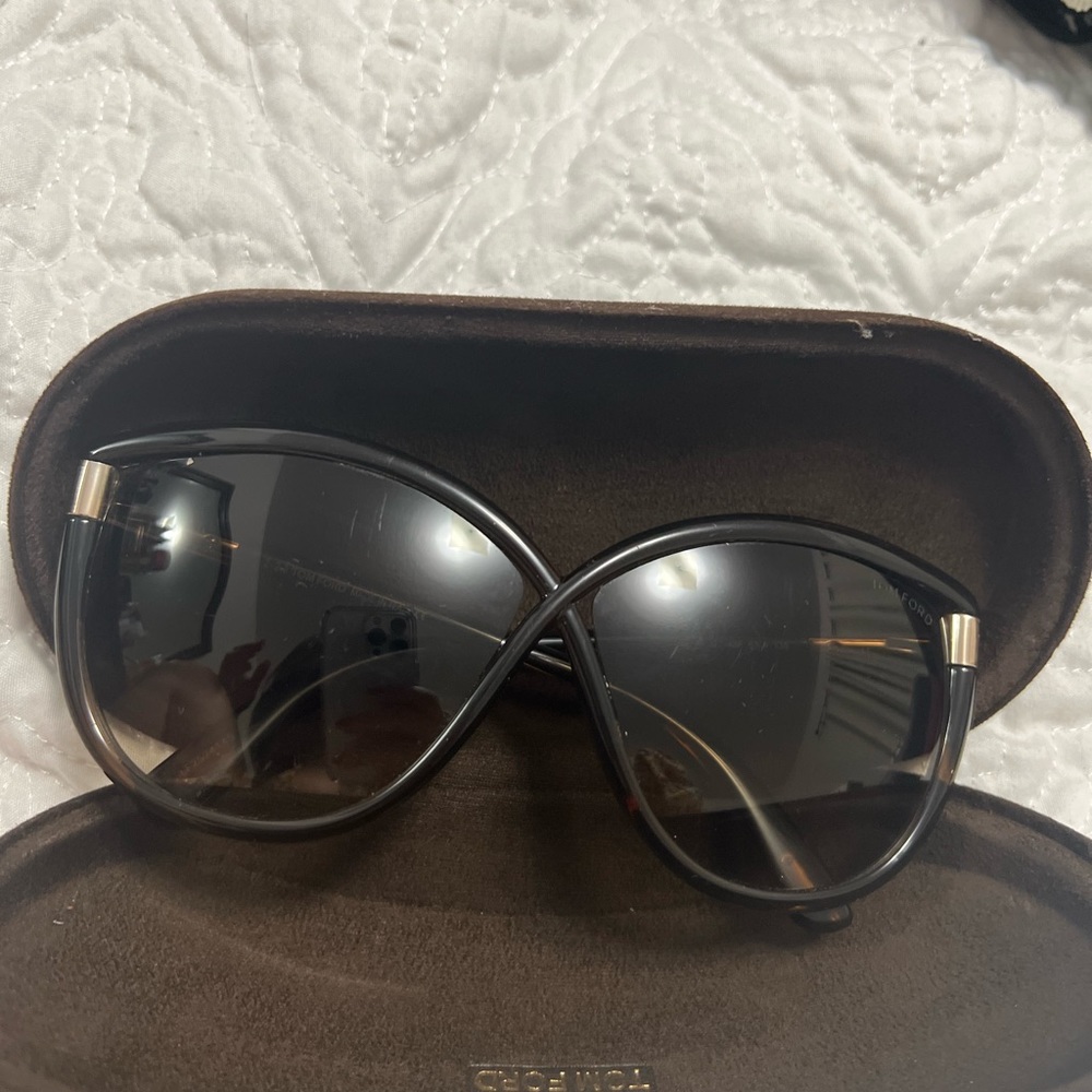 Tom ford madison oversized cat eye sunglasses - Picture 3 of 11